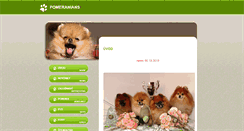 Desktop Screenshot of pomeranian.sk